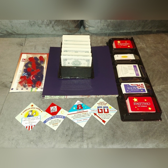 2001 MONOPOLY "THE AMERICA" SPECIAL EDITION PEOPLE PLACES HASBRO PARKER BROTHERS - Picture 8 of 9